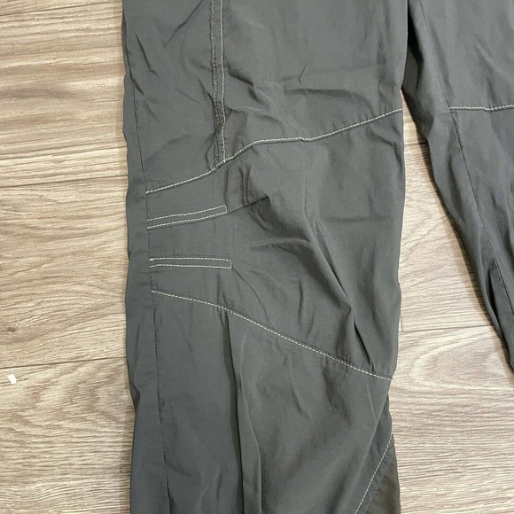 Patrice Breal Green-Gray Cropped Jogger Pants - Picture 8 of 11